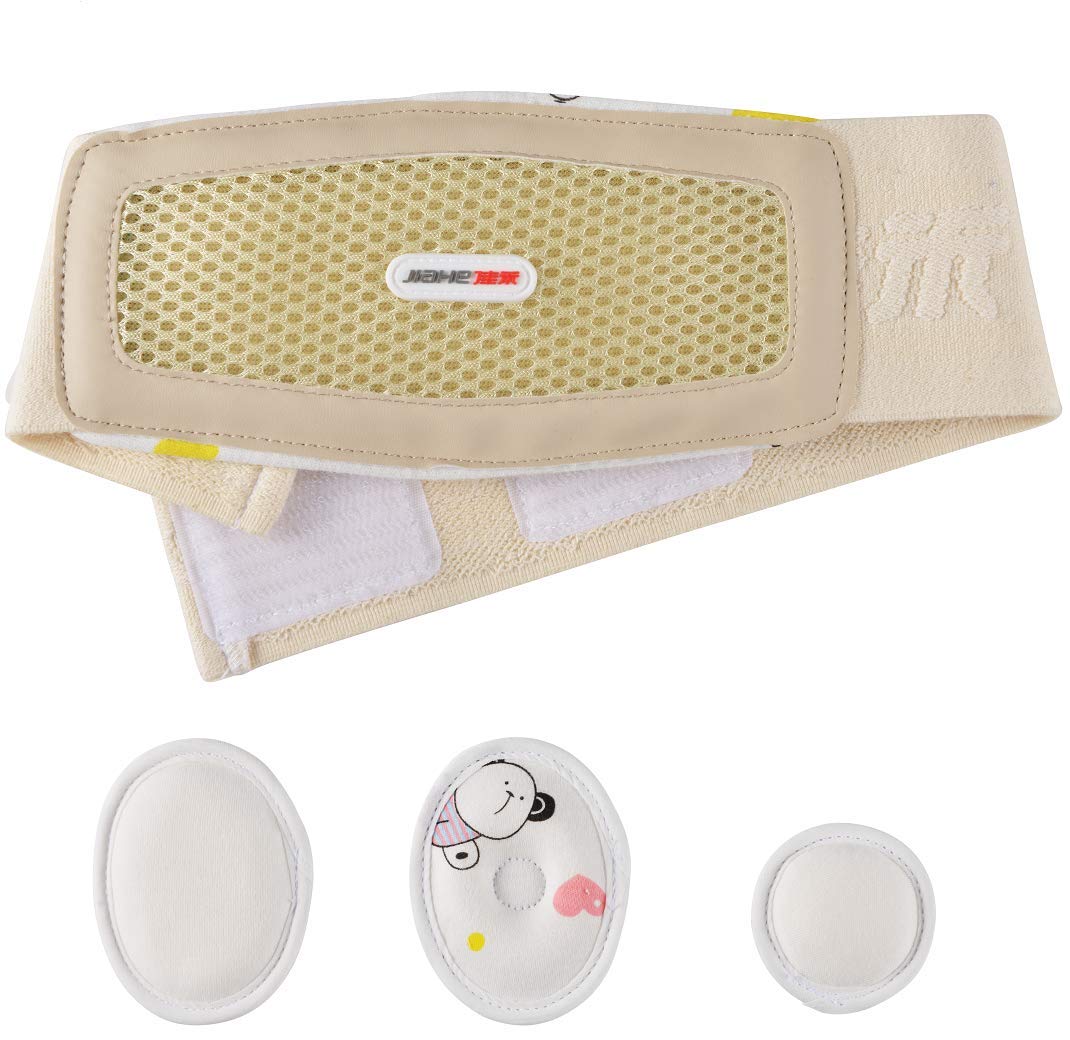 Baby Hernia Belt Belly Button Band Umbilical Truss Newborn Belly Band Button Wrap Baby Adjustable Navel Band Abdominal Binder for Children Medium - Image 4